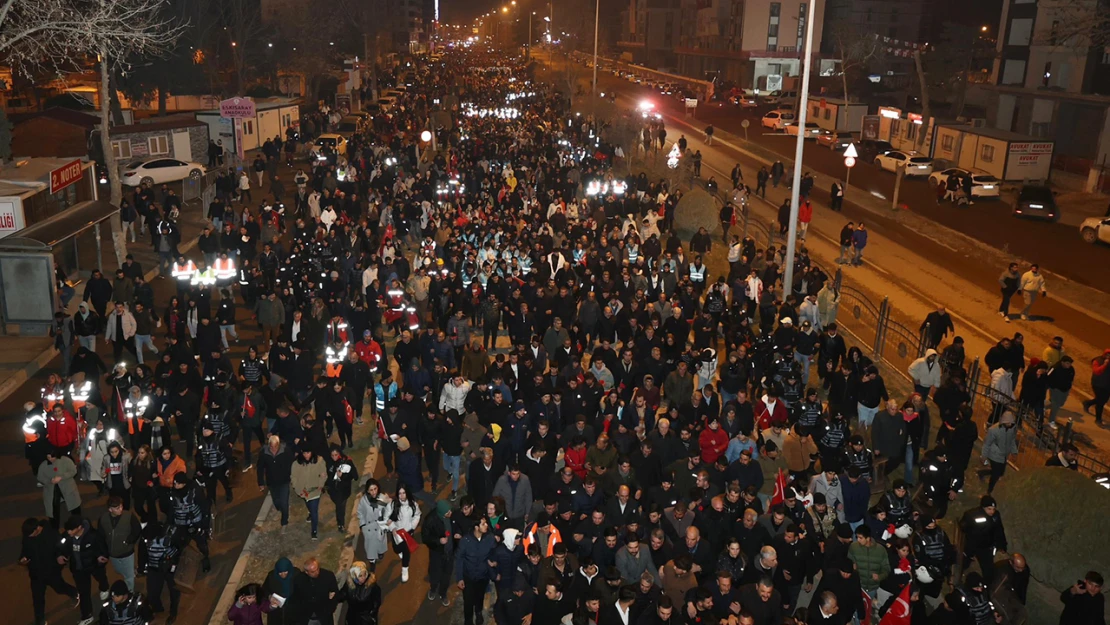 Adıyaman'da sessizlik yürüyüşü düzenlendi