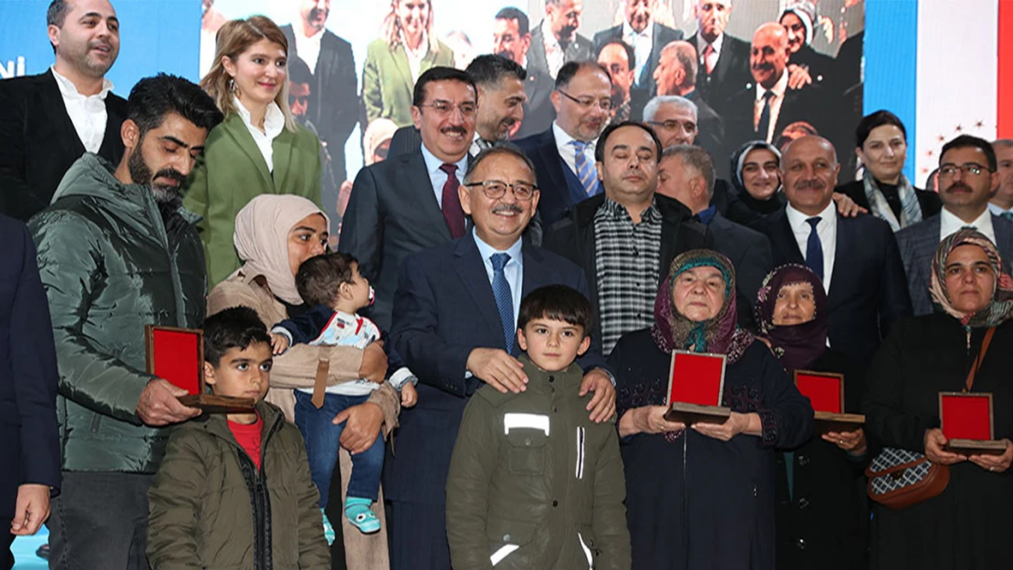 Afet köy evleri anahtar teslimi yapıldı