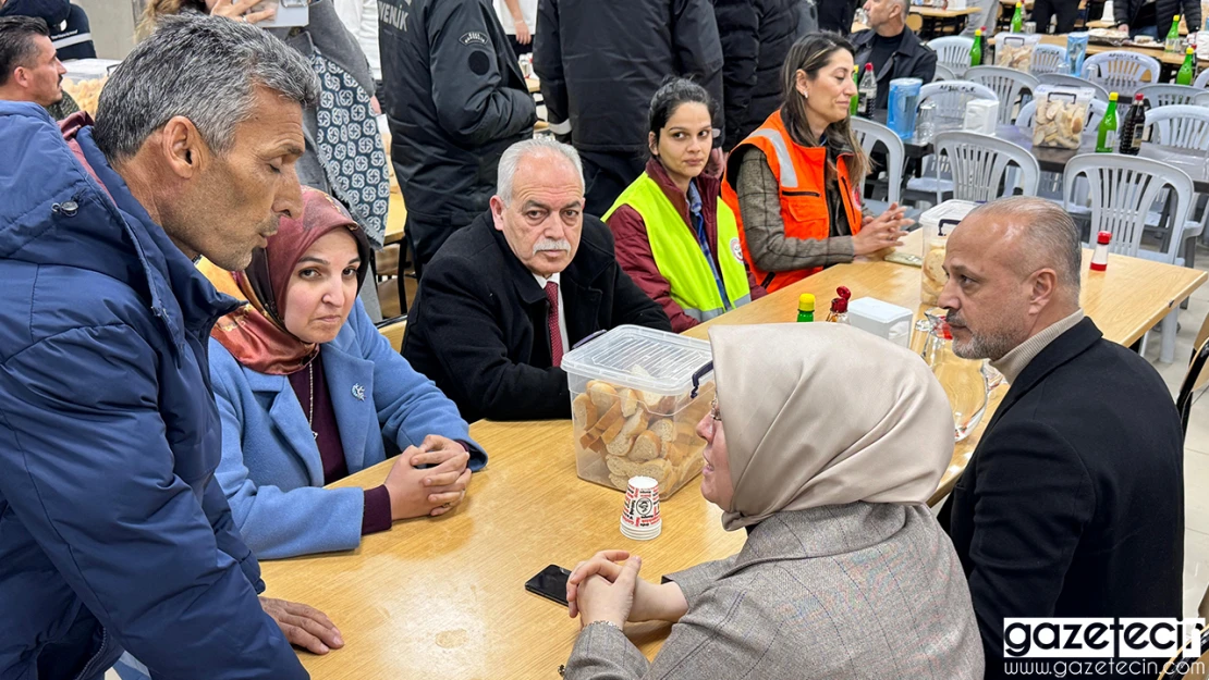 Afşin Elbistan B Termik Santrali'nde gönül sofrası kuruldu