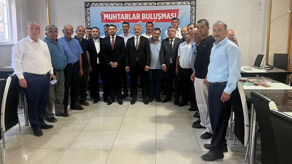 Afşin ve Pazarcık'ta Muhtarlar Buluşması yapıldı