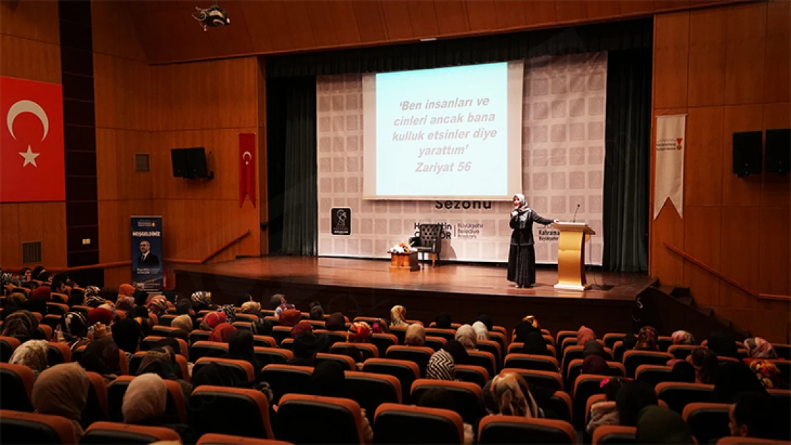 Aile Danışmanı Tongar, Kahramanmaraş'ta eğitim verdi