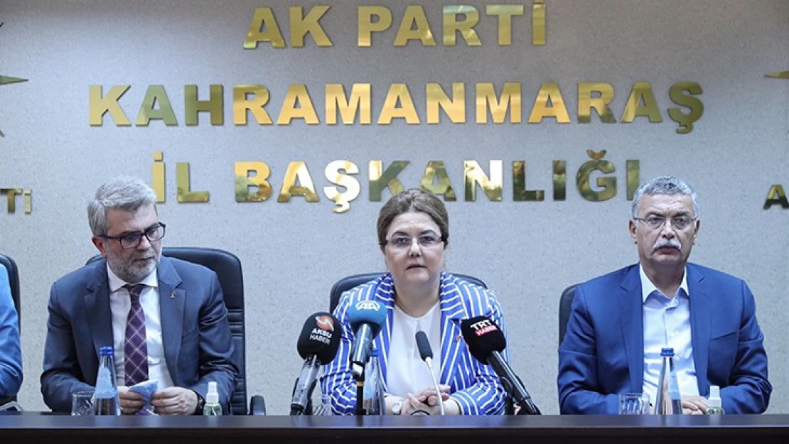 Aile ve Sosyal Hizmetler Bakanı Yanık: Kahramanmaraş, kendi özelliğini koruyan bir şehir