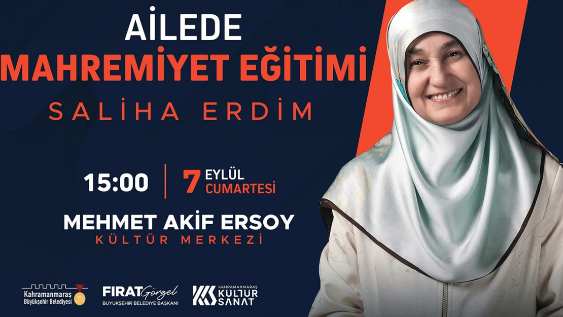 Ailede Mahremiyet Eğitimi söyleşisi hafta sonu ebeveynleri bekliyor