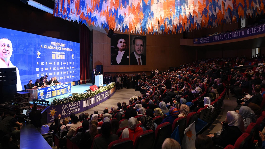 AK Parti Onikişubat 4'üncü Olağan Kongresi tamamlandı