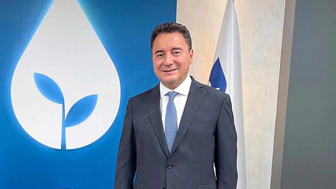 Ali Babacan: DEVA Partisi'nin ilkesi net, fikri açıktır Özgür basın hayat kurtarır