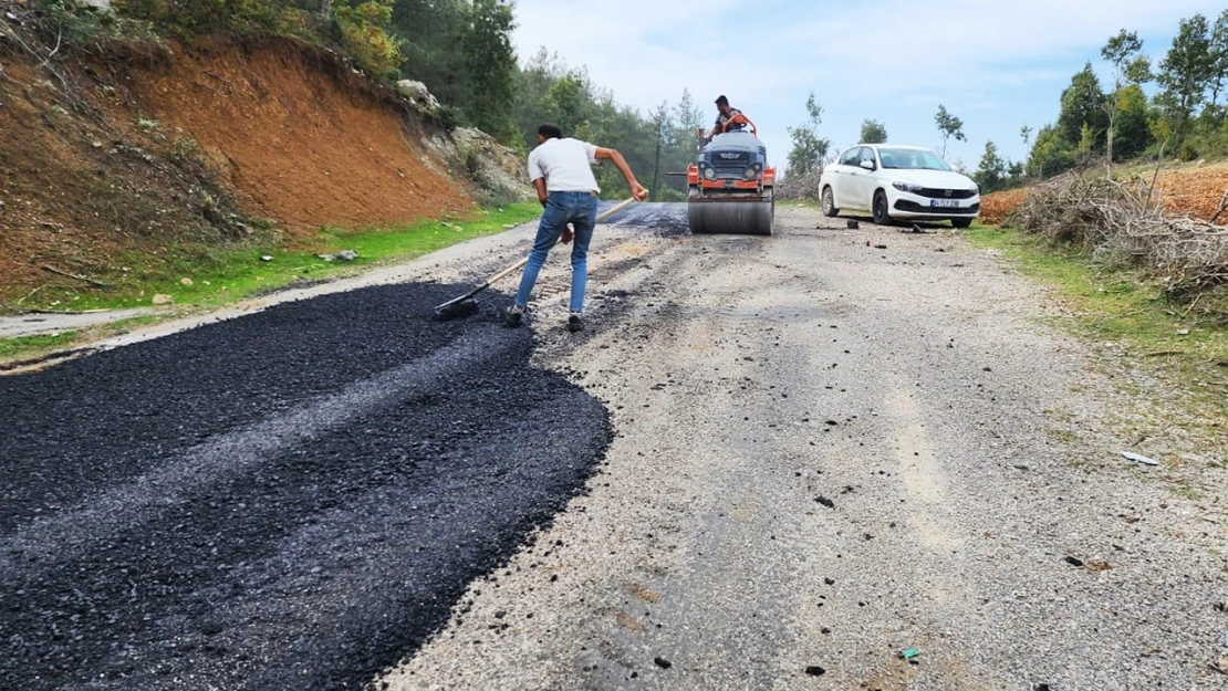 Andırın kırsalında ulaşım yatırımları sürüyor