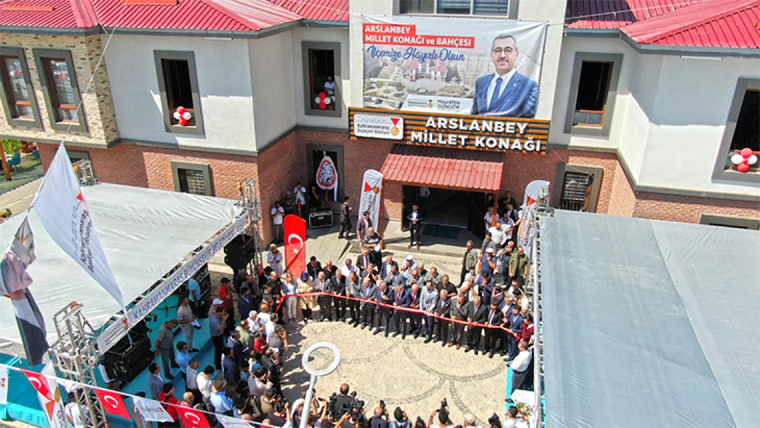 Arslanbey Millet Konağı ve Bahçesi ile Göksun Şehir Meydanı açıldı