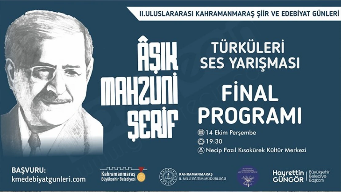 Âşık Mahzuni Şerif Ses Yarışması'nda final heyecanı yaşanıyor