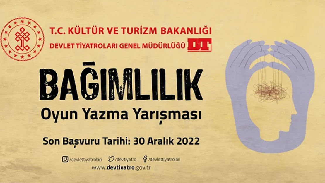 Bağımlılık üzerine oyun yazma yarışması başlıyor