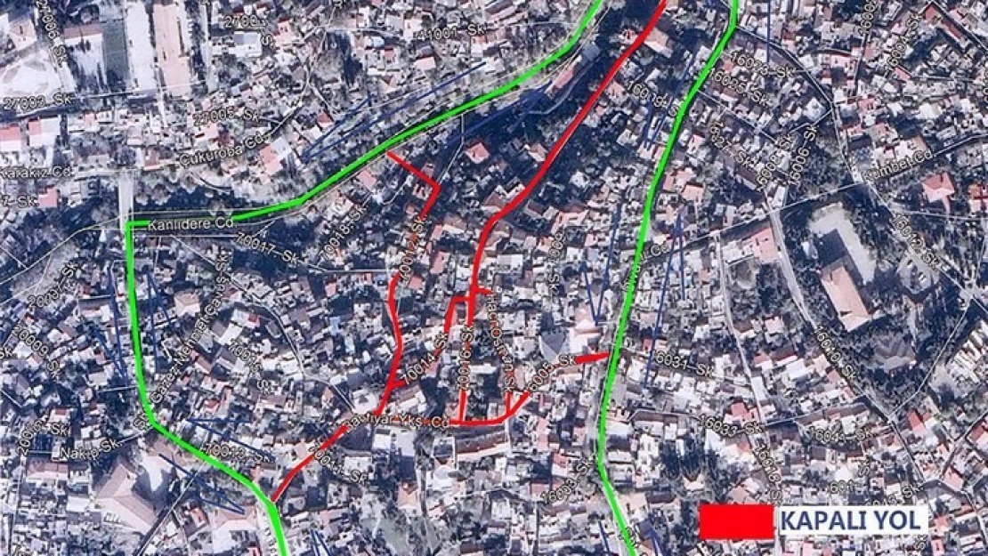 Bahtiyar Yokuşu geçici süreliğine trafiğe kapatıldı