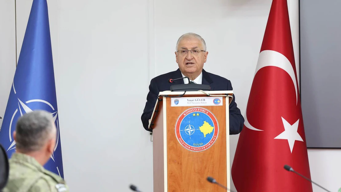 Bakan Güler: KFOR'a en çok destek veren ikinci ülkeyiz