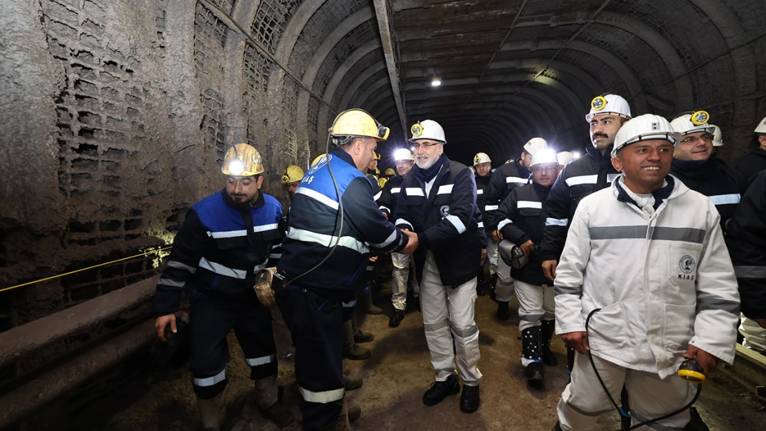 Bakan Işıkhan, Çayırhan Yeraltı Maden Ocağı'na indi