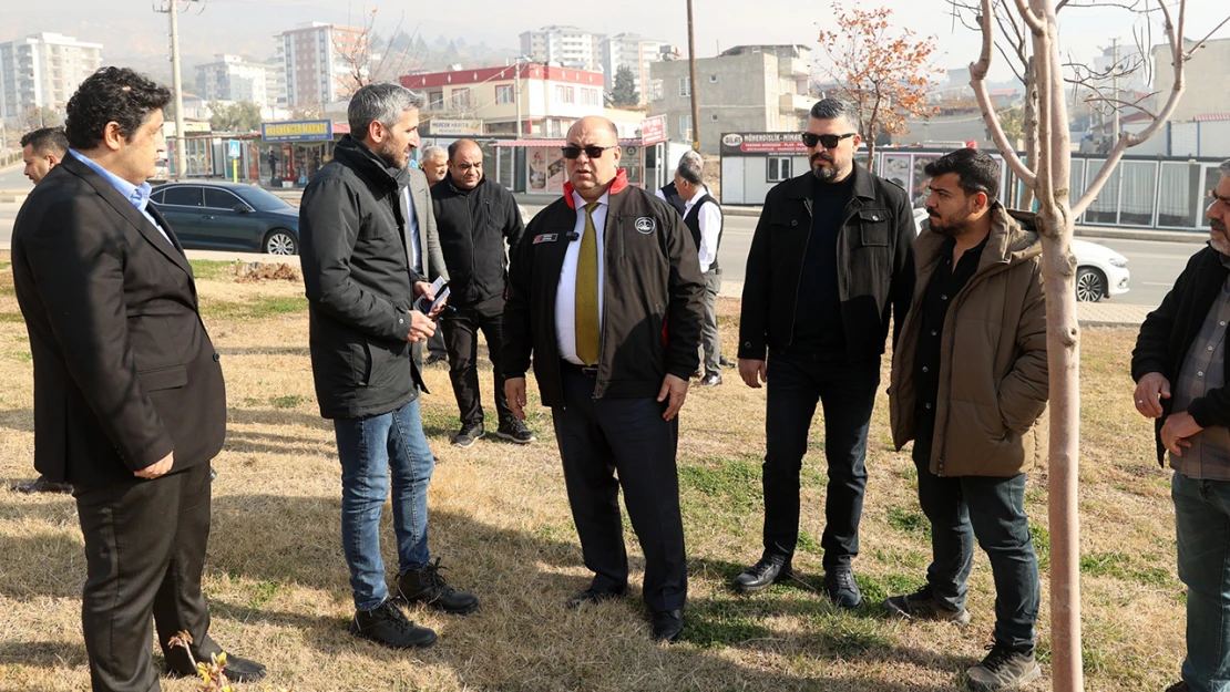 Başkan Akpınar'dan kocabaş konut alanında inceleme