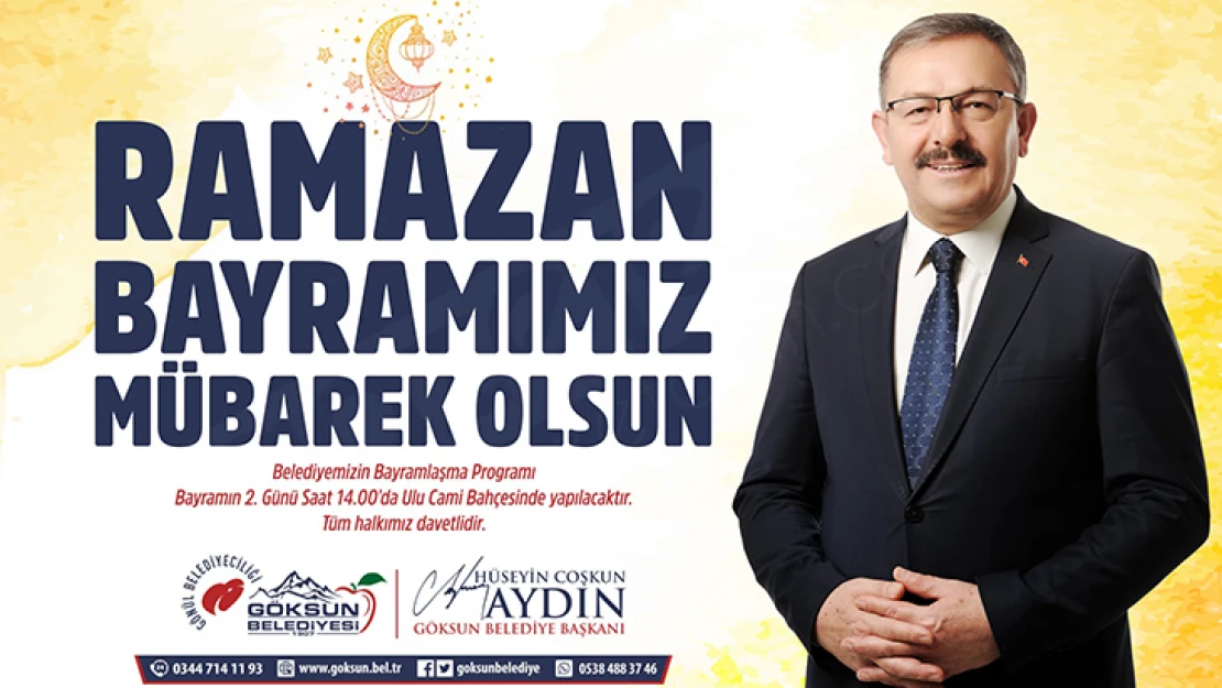 Başkan Aydın'ın Ramazan Bayramı mesajı