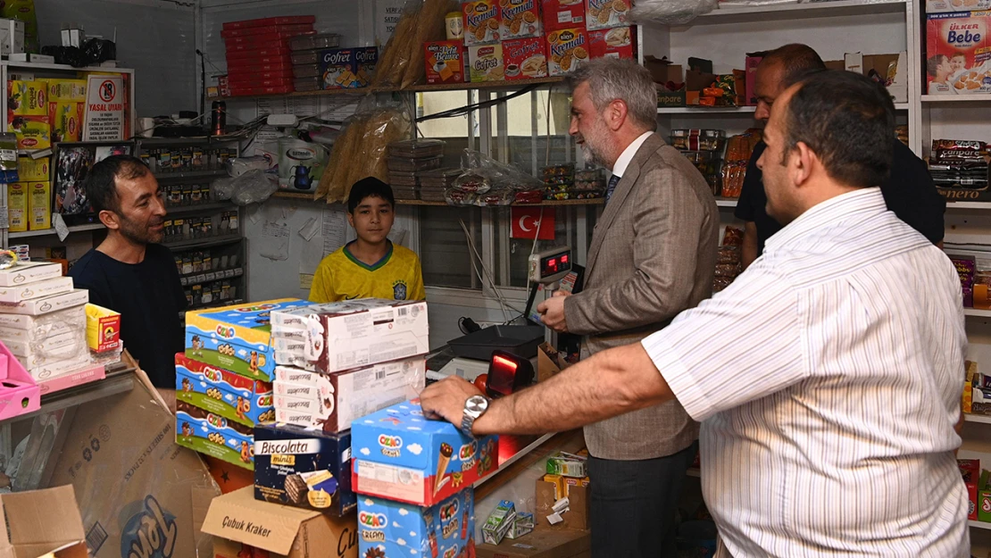 Başkan Görgel'den, bayram öncesi esnaf ziyareti