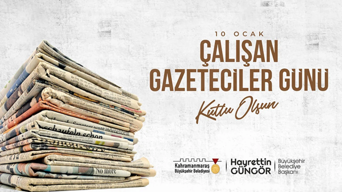 Başkan Güngör: Gazetecilik çok önemli vazifeler üstlenen saygın bir meslek dalıdır