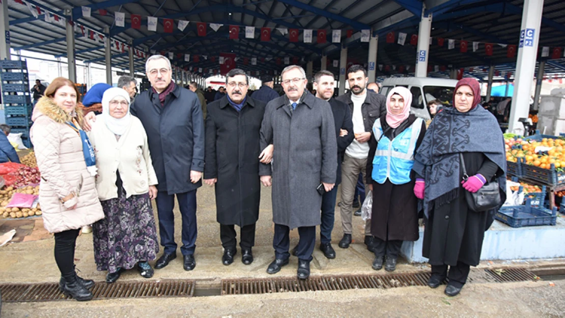 Başkan Güngör, Göksun'da