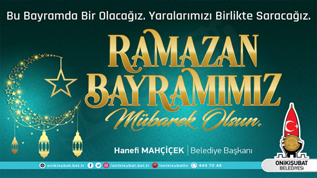 Başkan Mahçiçek'ten Ramazan Bayramı mesajı