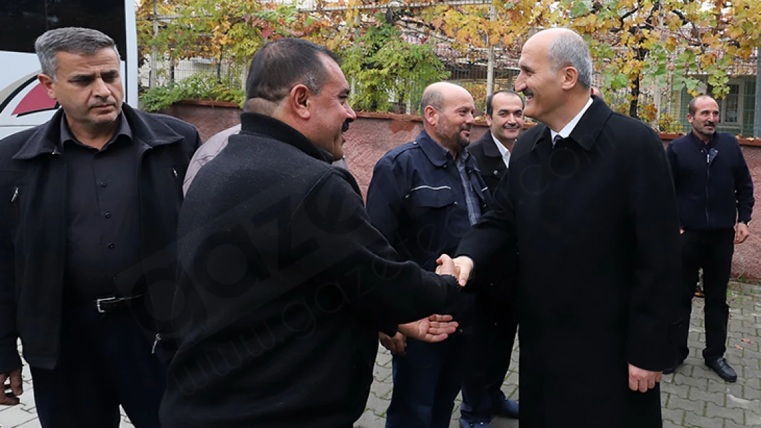 Başkan Okay, Doğukent apartman görevlileri ile bir araya geldi