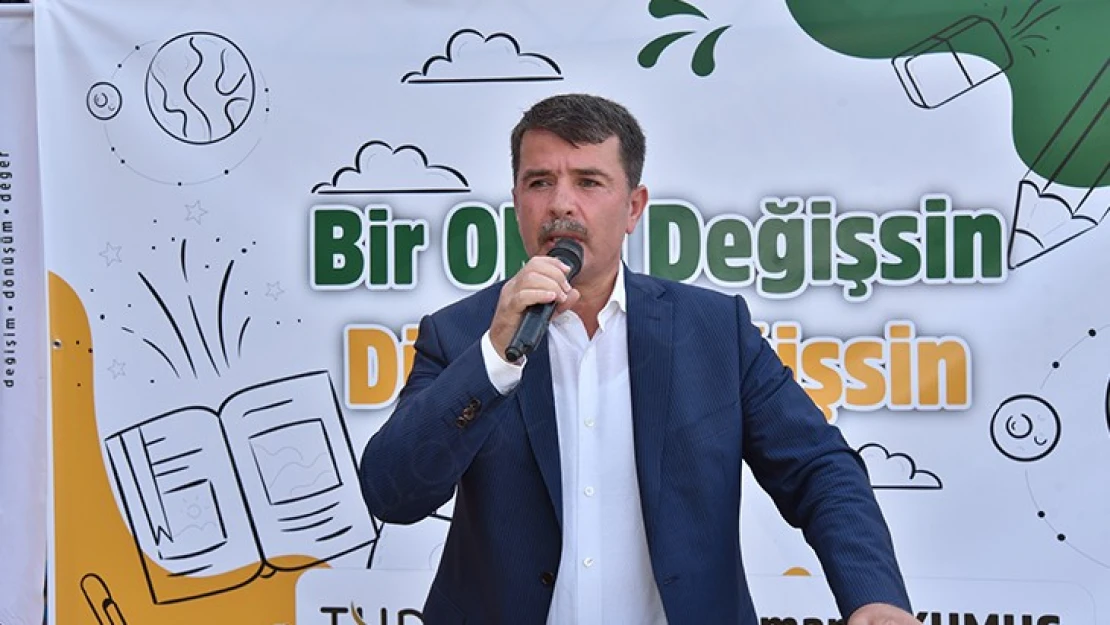 Başkan Okumuş, 'Bir Okul Değişirse Dünya Değişir' projesiyle eğitime bir katkı daha sağladı