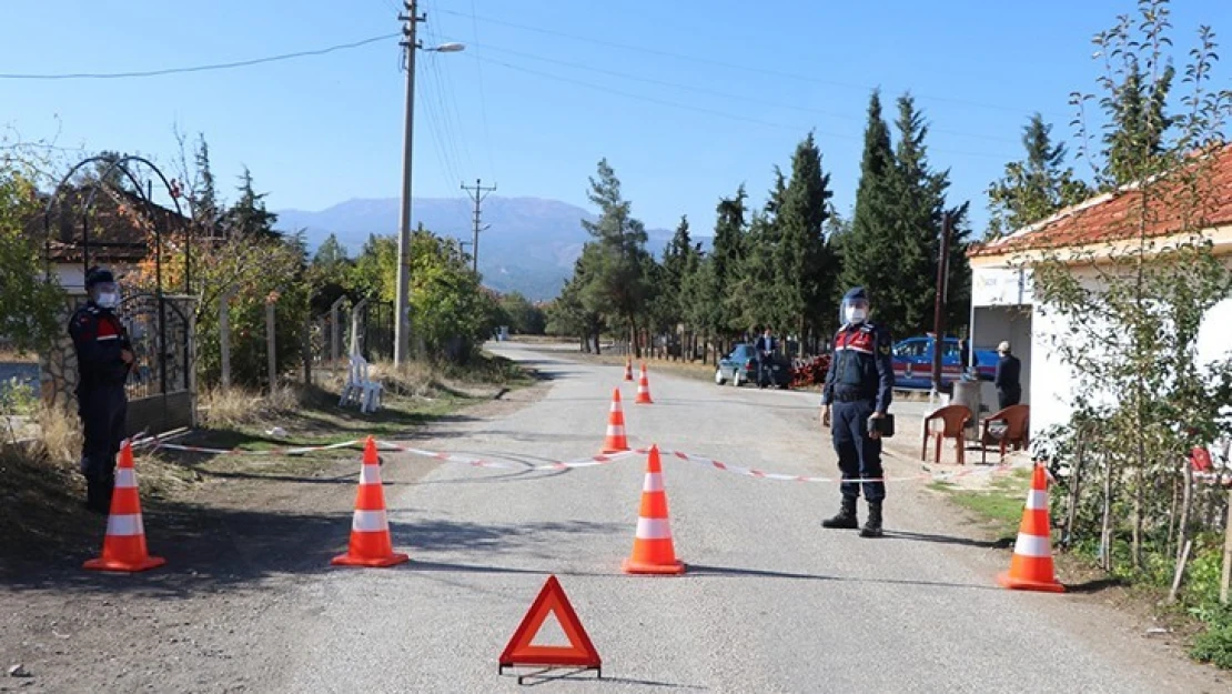 Bir köy karantinaya alındı