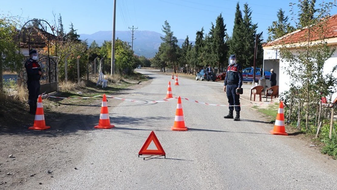 Bir köy karantinaya alındı