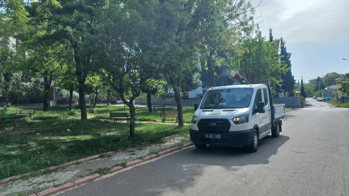 Böceklere karşı ilaçlama ekipleri sahada