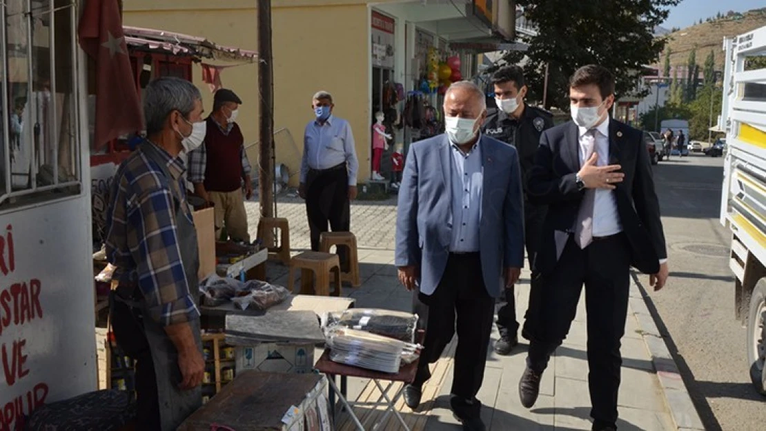 Çağlayancerit'te kovid-19 denetimi