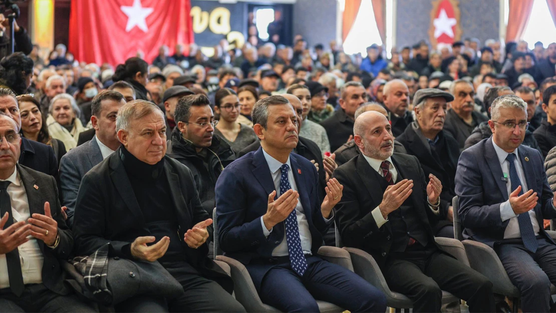 CHP lideri Özgür Özel, Kahramanmaraş'ta