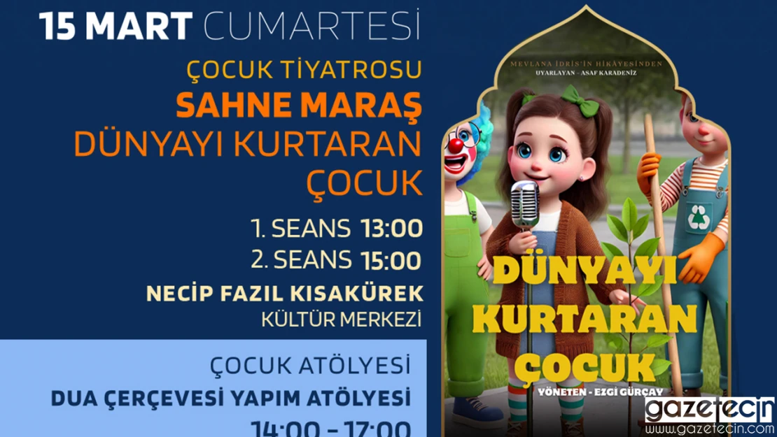 Çocuklar, tiyatro ve atölye çalışmasıyla Ramazan'ın neşesini yaşamaya devam edecek