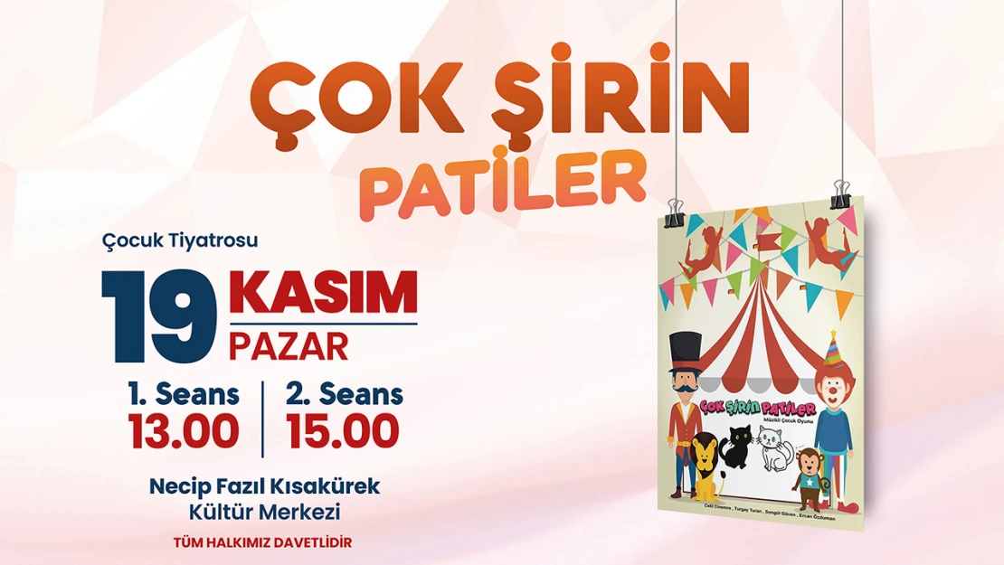 Çok şirin patiler, minik izleyicilerini bekliyor