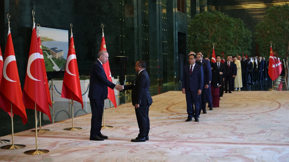 Cumhurbaşkanı Erdoğan, 30 Ağustos Zafer Bayramı tebriklerini kabul etti