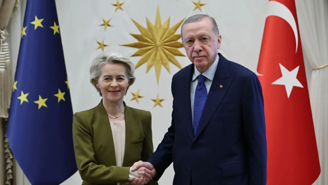 Cumhurbaşkanı Erdoğan, AB Komisyonu Başkanı Leyen ile görüştü