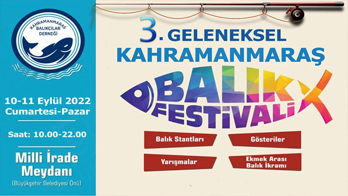 Denizi olmayan Kahramanmaraş, 3'üncü Balık Festivali'ne hazırlanıyor