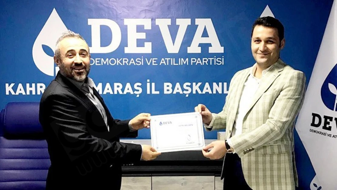 DEVA Partisi Onikişubat İlçe Başkanını belirledi