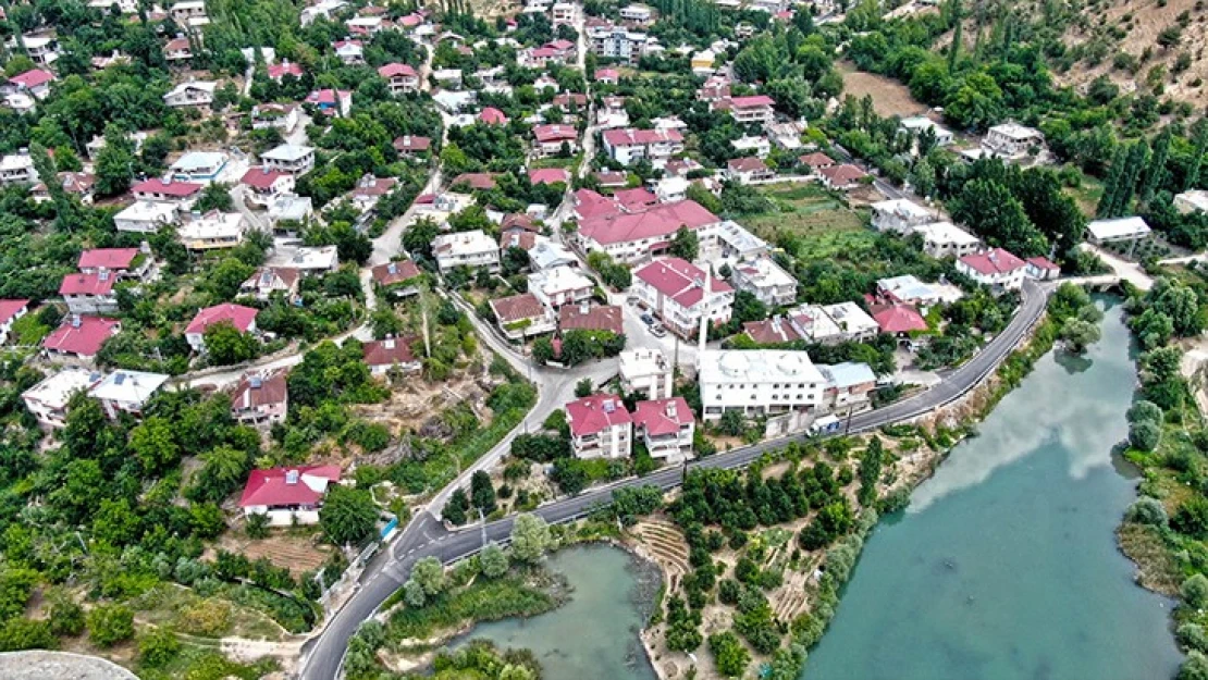 Doğa turizminin göz bebeği Döngel Mağarasının ulaşım yolu yenilendi