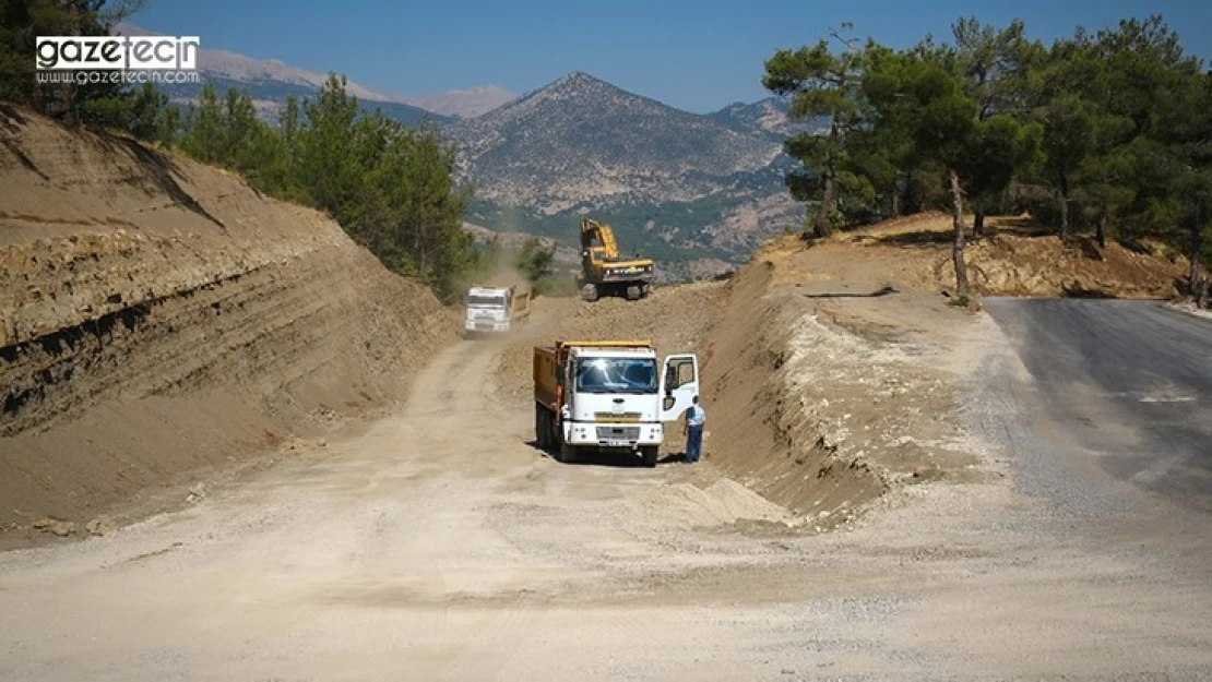 Dulkadiroğlu'ndan 2. etap yol yapım çalışması