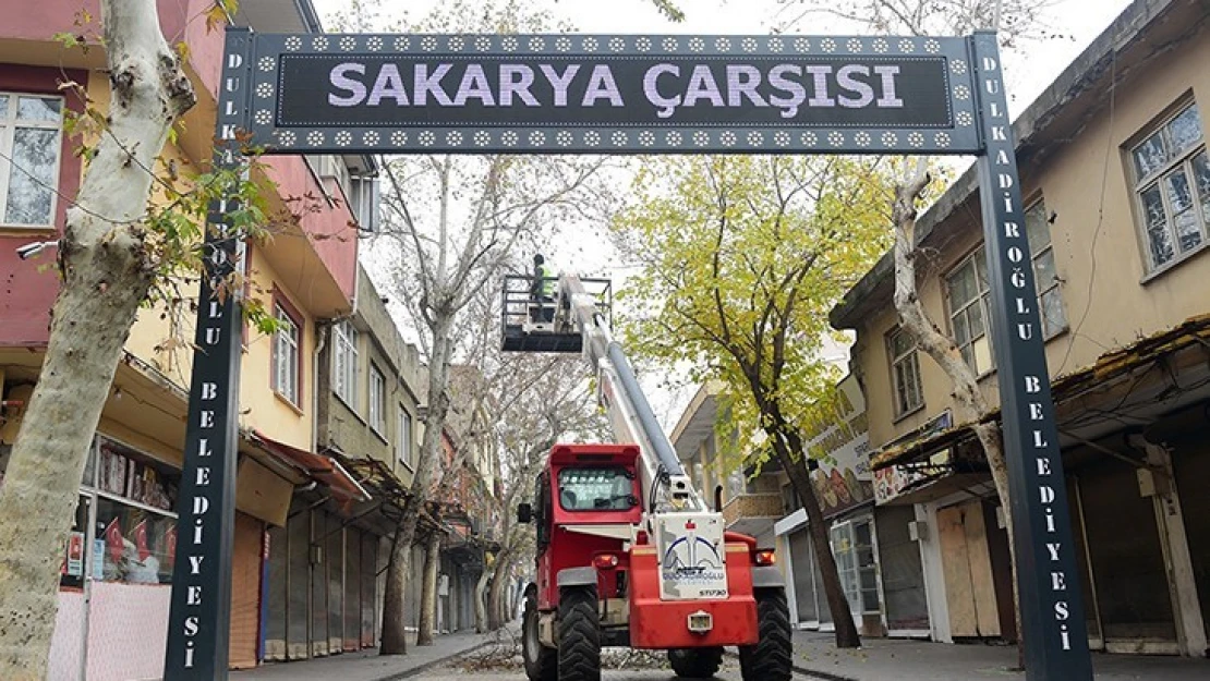 Dulkadiroğlu'ndan Sakarya Çarşısı'na bakım