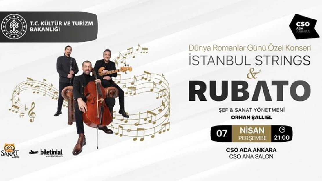 Dünya Romanlar Günü'ne özel konser