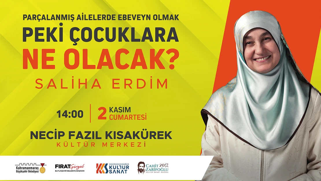 Ebeveyn ve çocuk ilişkisi nasıl olmalı? Yazar Erdim anlatacak