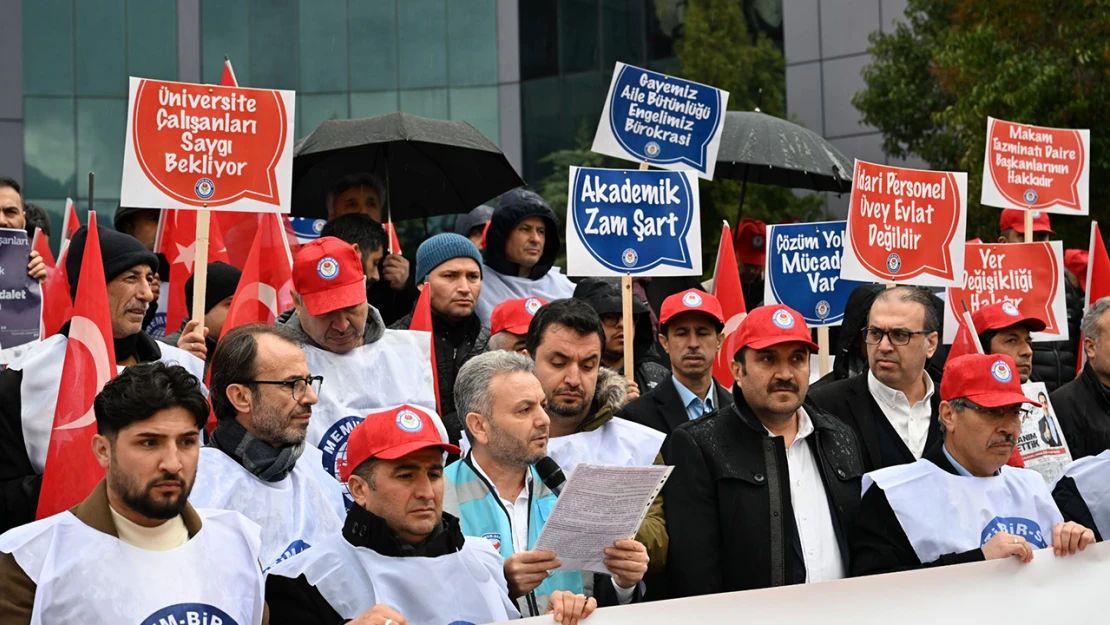 Eğitim-Bir-Sen Kahramanmaraş 2 No'lu Üniversite Şubesi hak arayışında