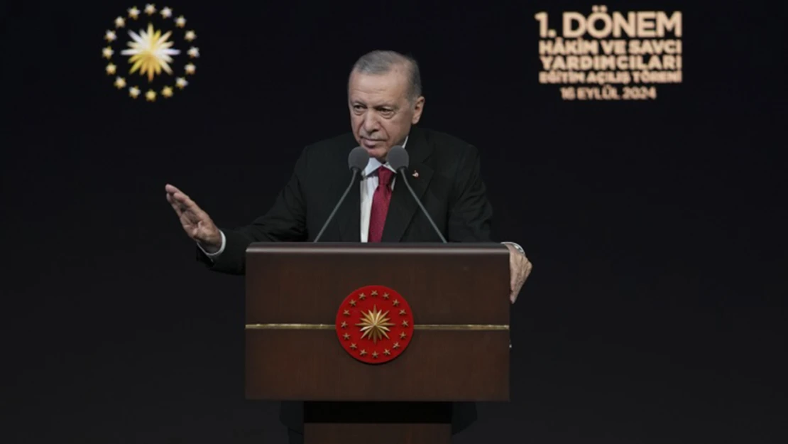 Erdoğan: 'Adaletin tecellisine destek vermeliyiz'