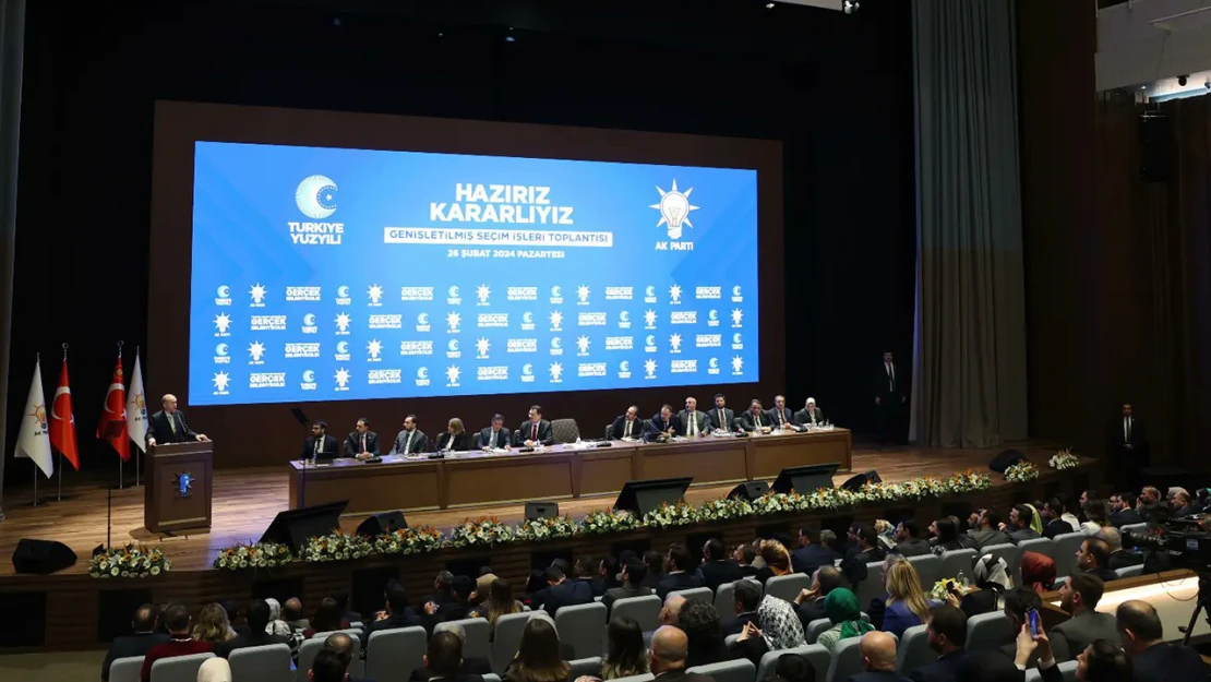 Erdoğan, AK Parti genişletilmiş İl Seçim İşleri Başkanları toplantısında konuştu