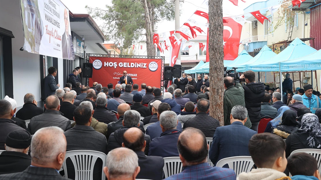 Erkenez Mahallesi çok amaçlı sosyal tesisi açıldı