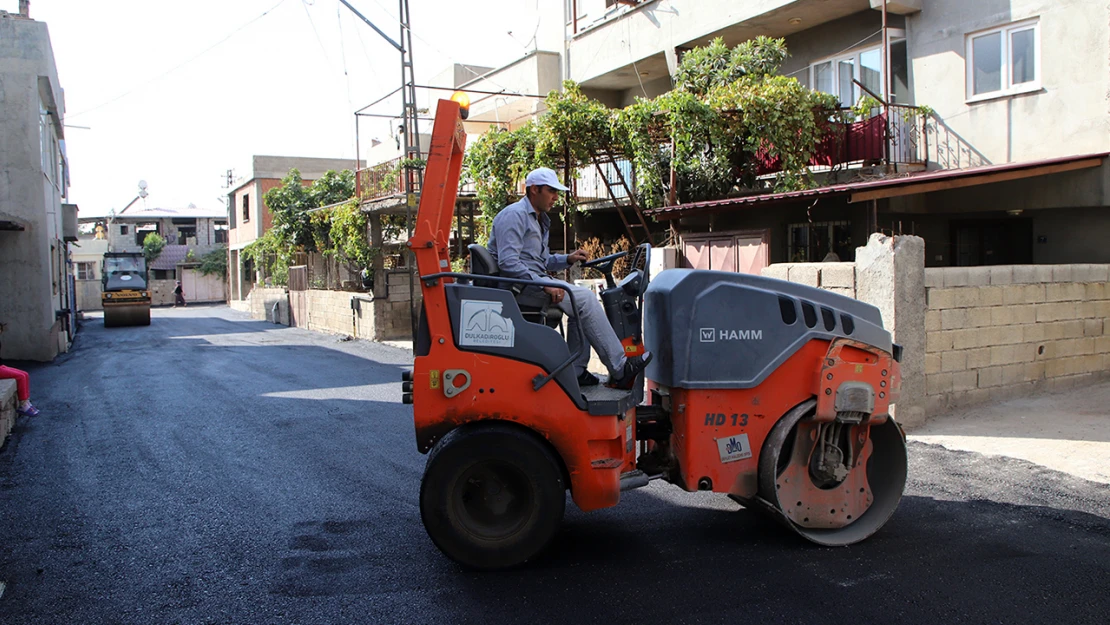 Eyüp Sultan Mahallesinde asfalt çalışması