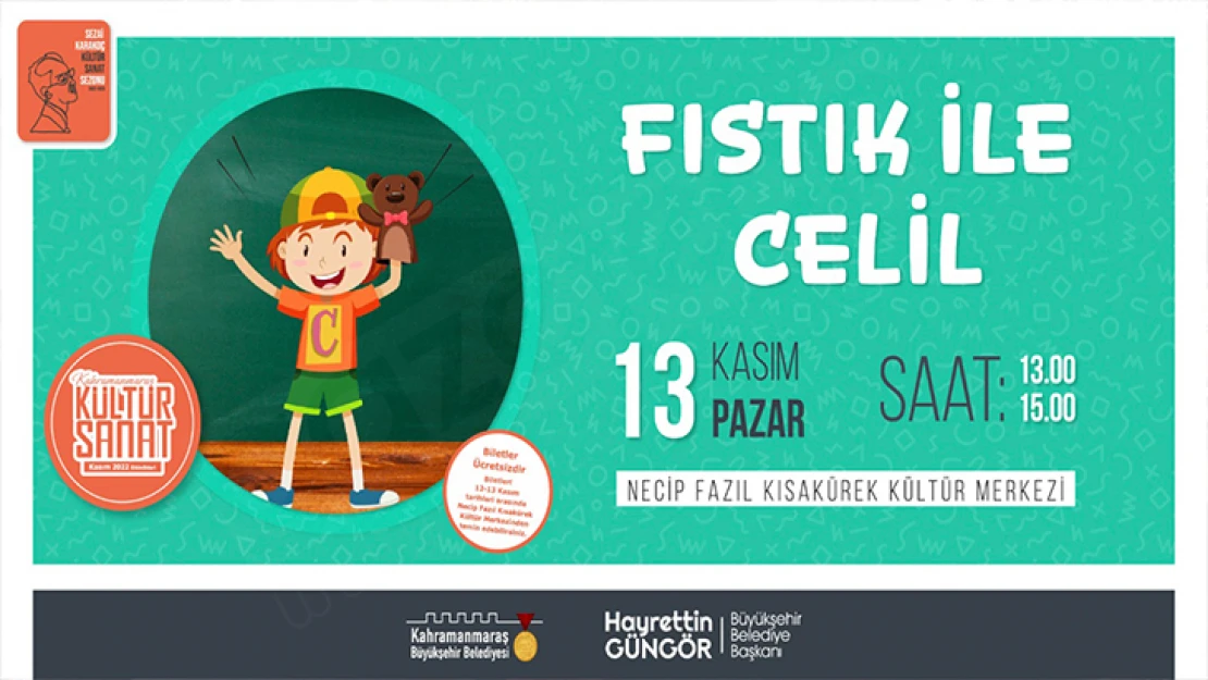 Fıstık İle Celil, miniklere dostluğu anlatacak