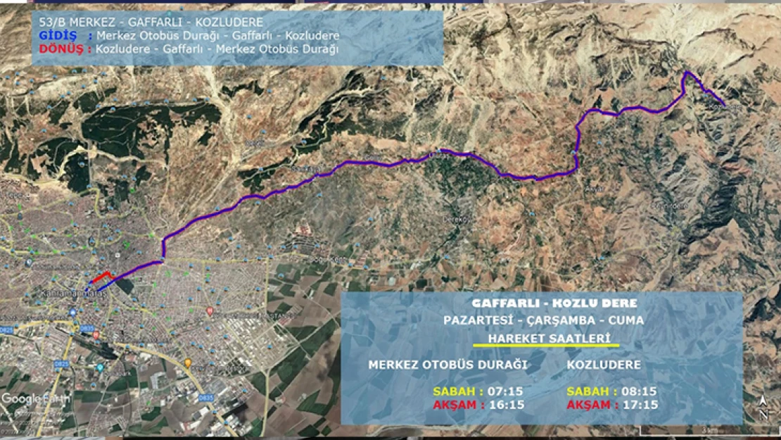 Gafarlı ve Kazma Bağları'na toplu taşıma seferleri başlıyor