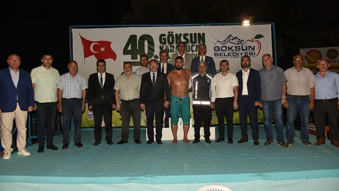 Göksun 40. Karakucak Güreş Festivalinde finaller nefes kesti