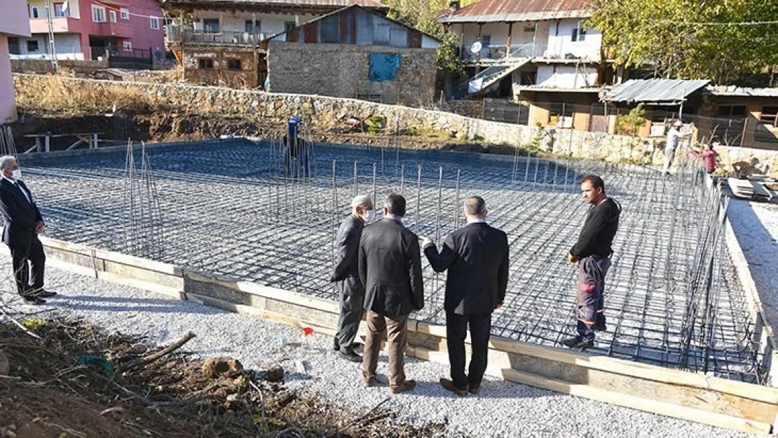 Göksun Belediyesi, 4'ünvü sosyal tesis yapımına devam ediyor