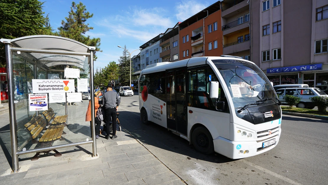 Göksun'da toplu taşıma modeline beğeni yağdı